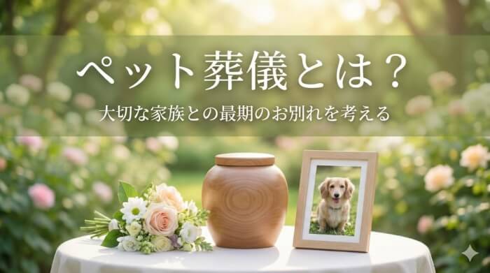 ペット葬儀とは?